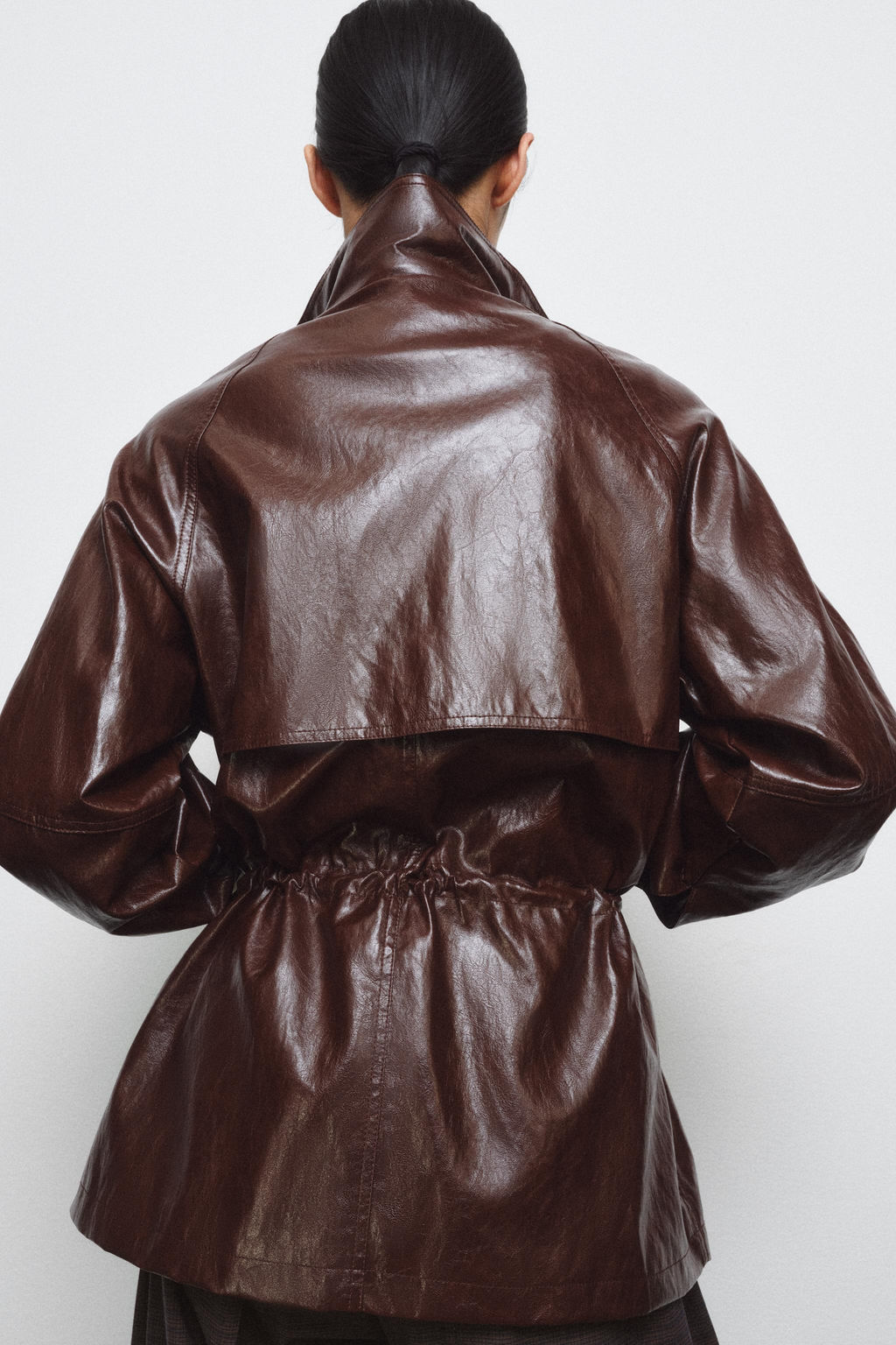 ZW COLLECTION FAUX LEATHER JACKET - Zara фото 3