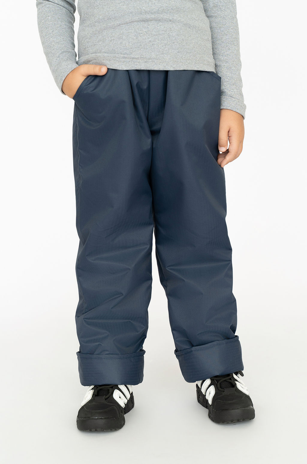 Брюки на поясе темносиние