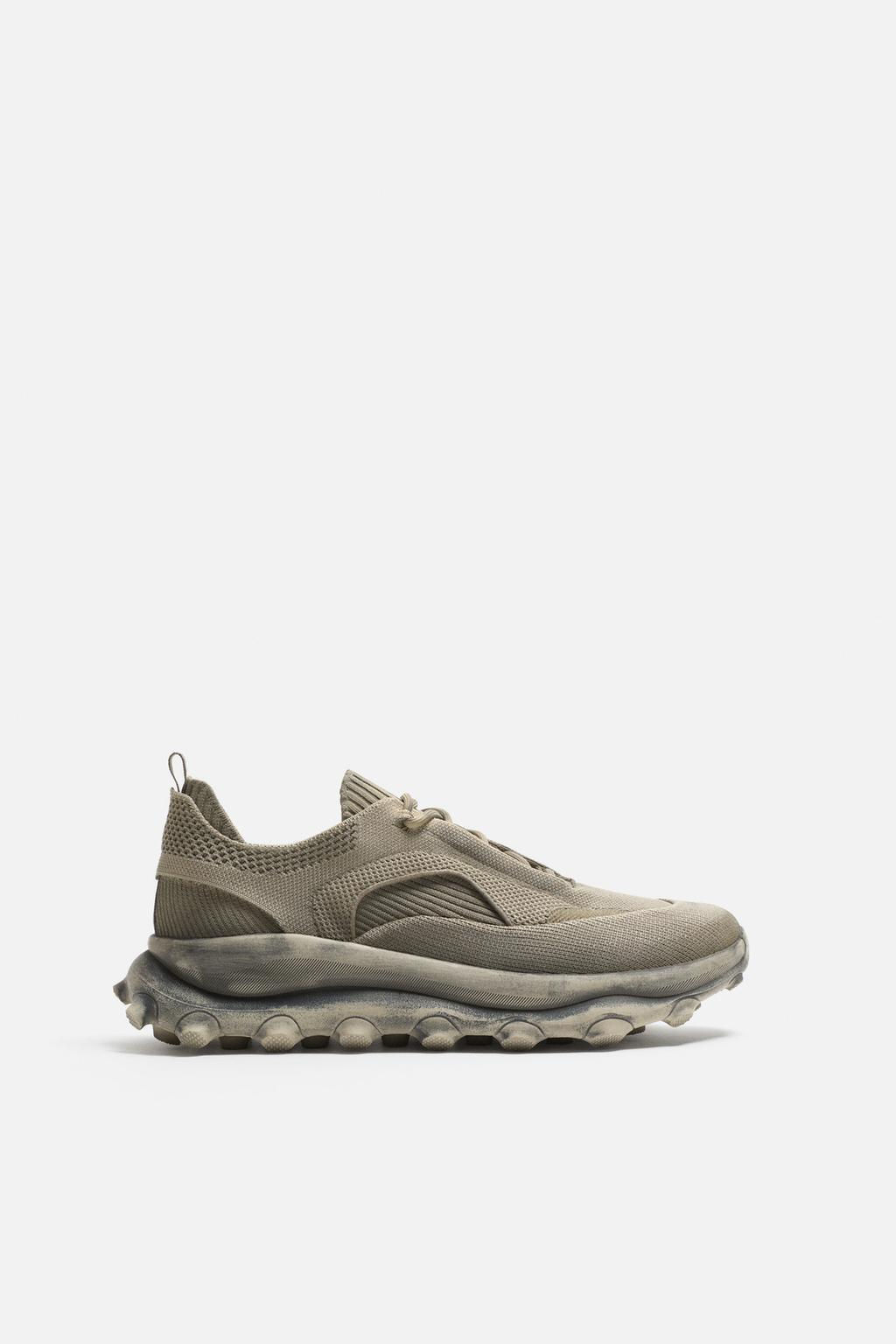 CHUNKY FABRIC SNEAKERS - Zara фото 9