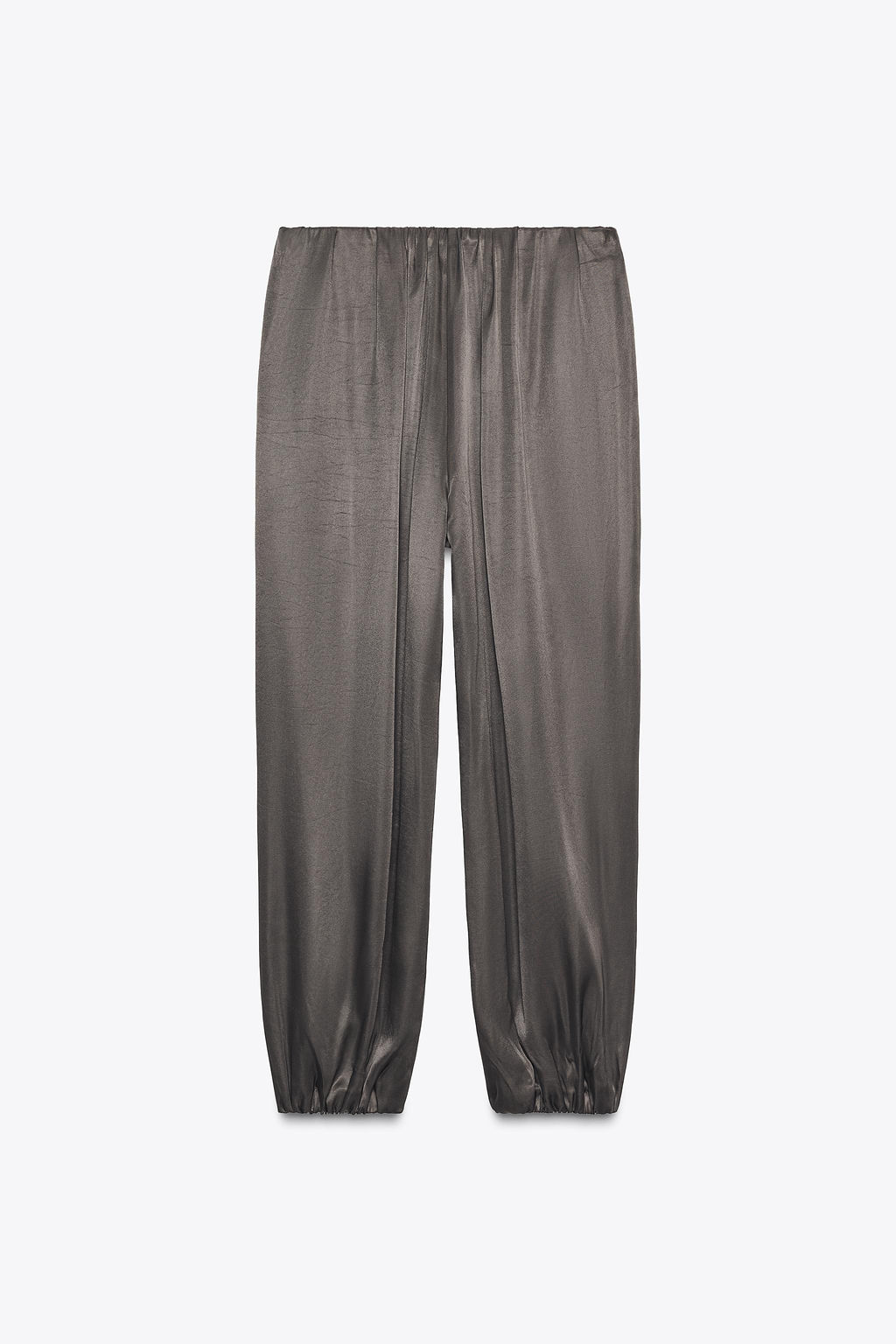 SATIN BALLOON TROUSERS