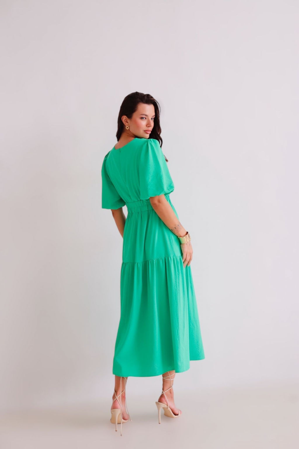 Martichelli Платье салатовое  фото 2