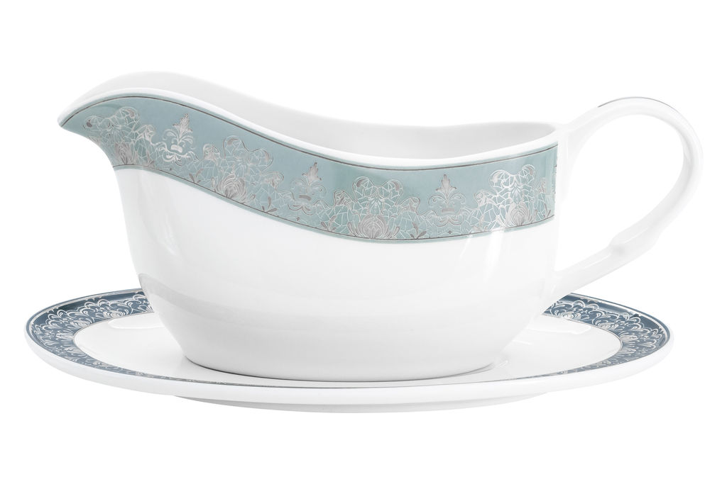 Обеденный сервиз Серебряное кружево, 6 персон, 27 предметов - Anna lafarg emily фото 9