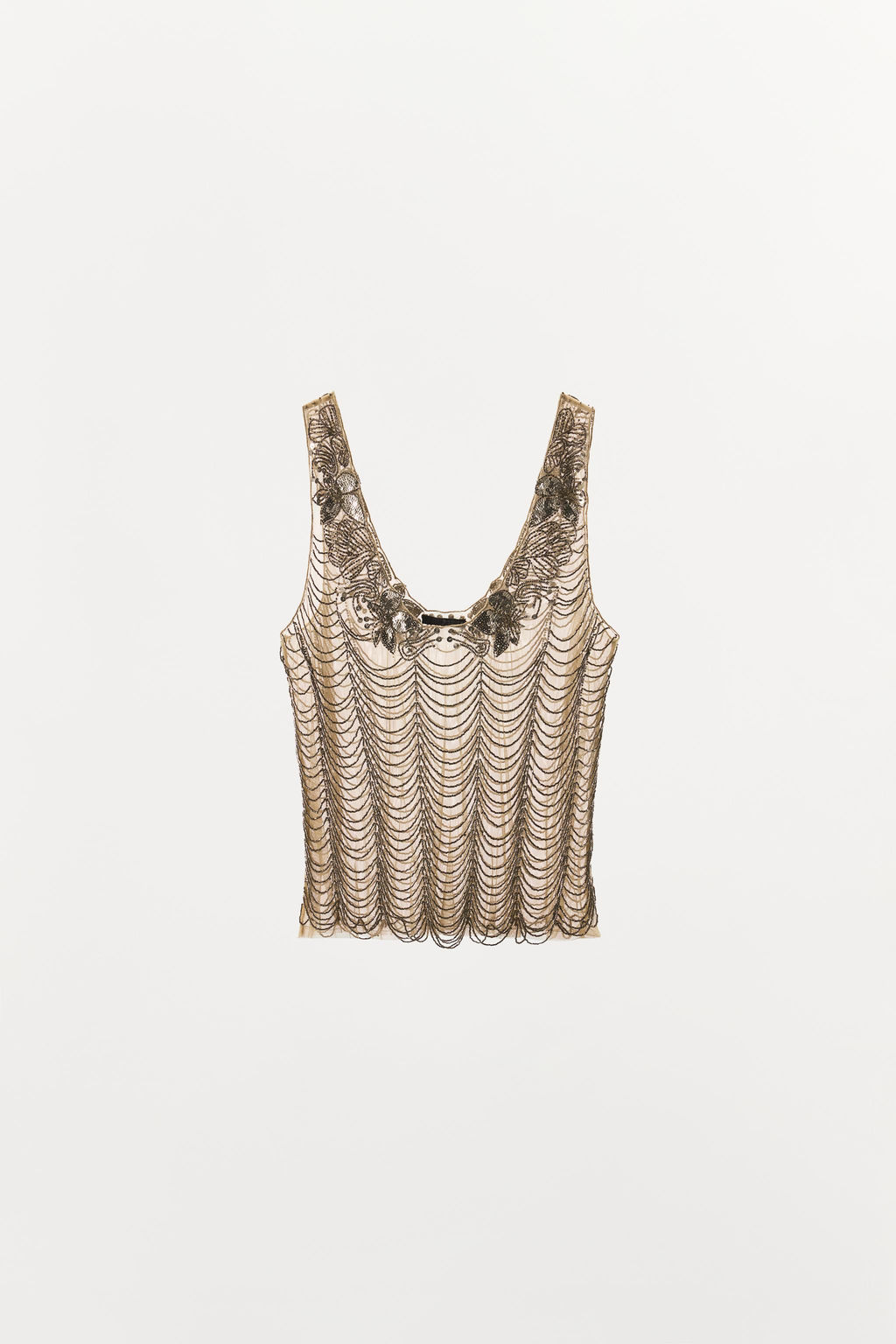 TOP ABALORIOS ZW COLLECTION / Plata - Zara фото 8