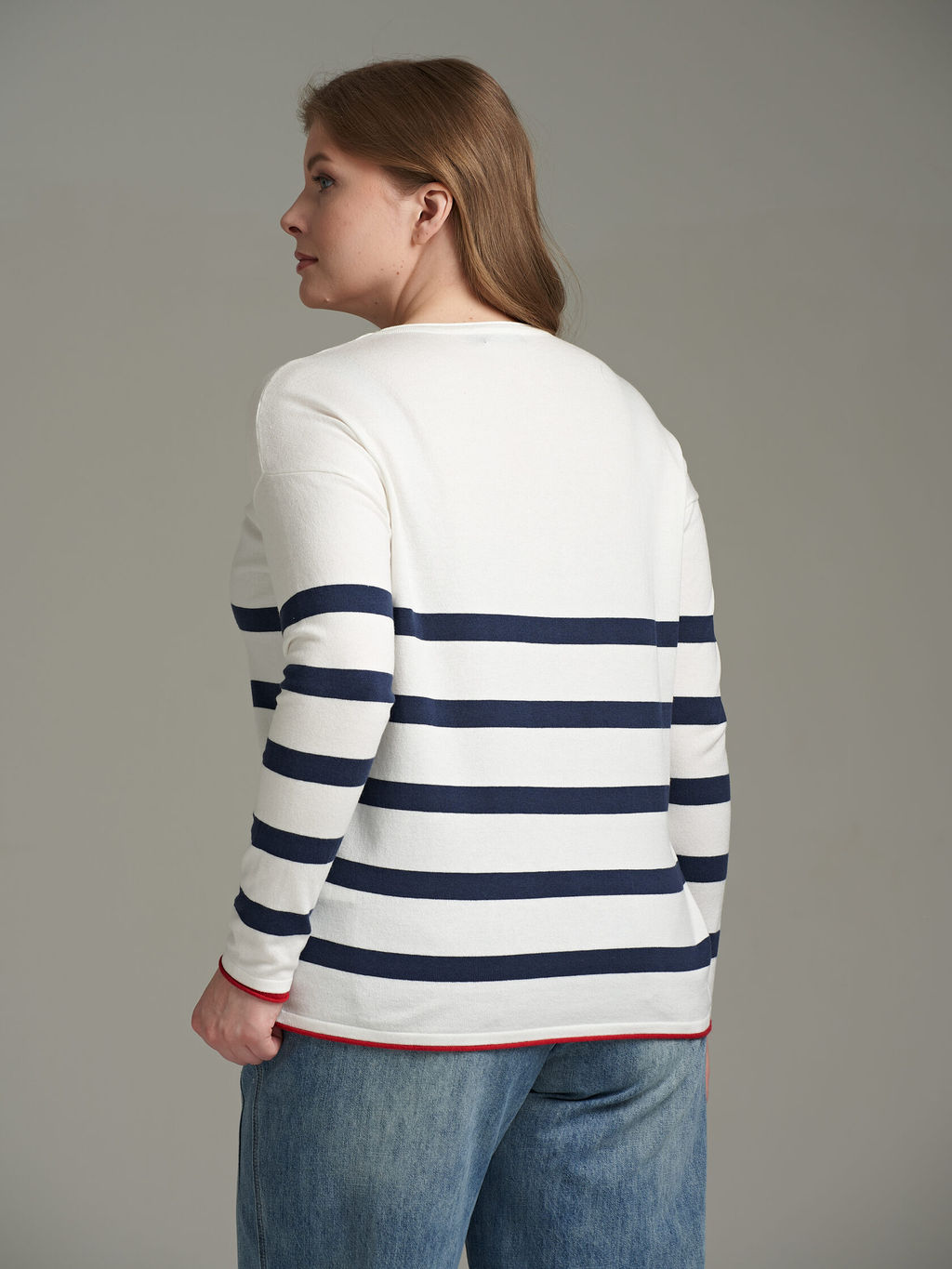 ДЖЕМПЕР OVERSIZE ИЗ НАТУРАЛЬНОЙ ПРЯЖИ
