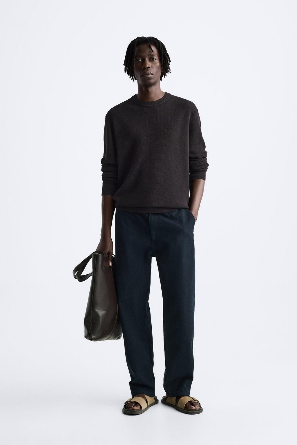 BASIC TEXTURED SWEATER - Zara фото 18