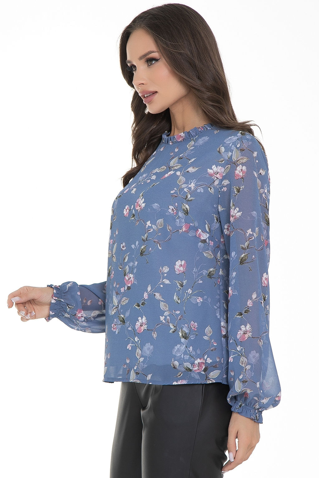 Блуза Волшебный шифон (блу) - Diolche фото 12