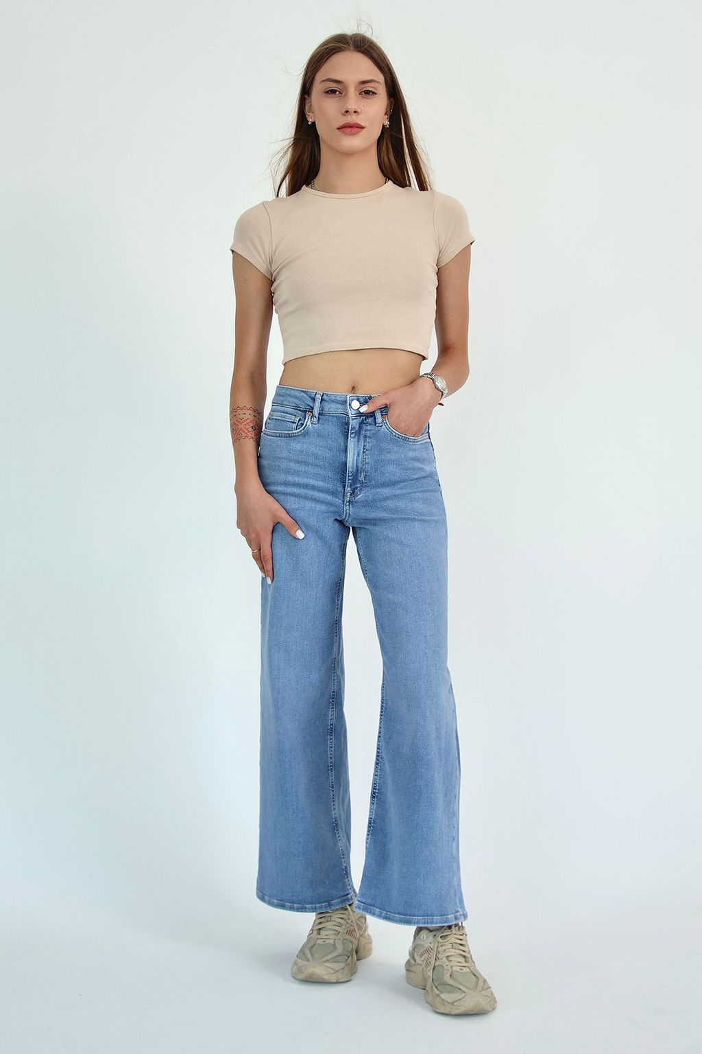 Mavi Yuksek Bel Wide Leg Jeans TWOAW26JE00192