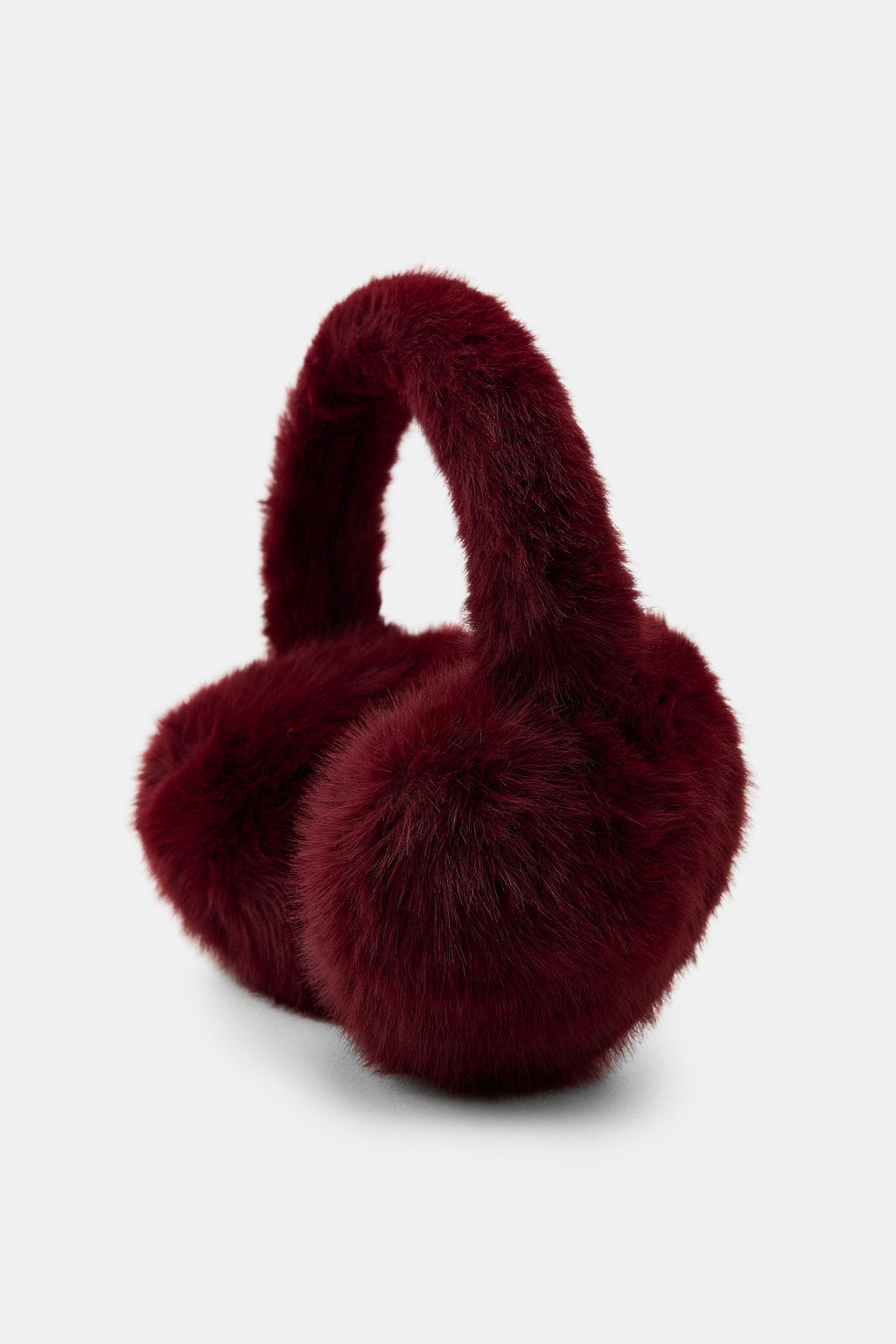 HEART-SHAPED FAUX FUR EARMUFFS - Zara фото 3