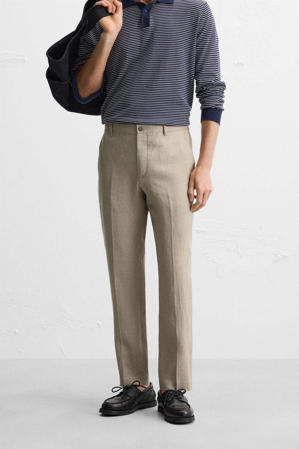LINEN TROUSERS - Zara фото 44
