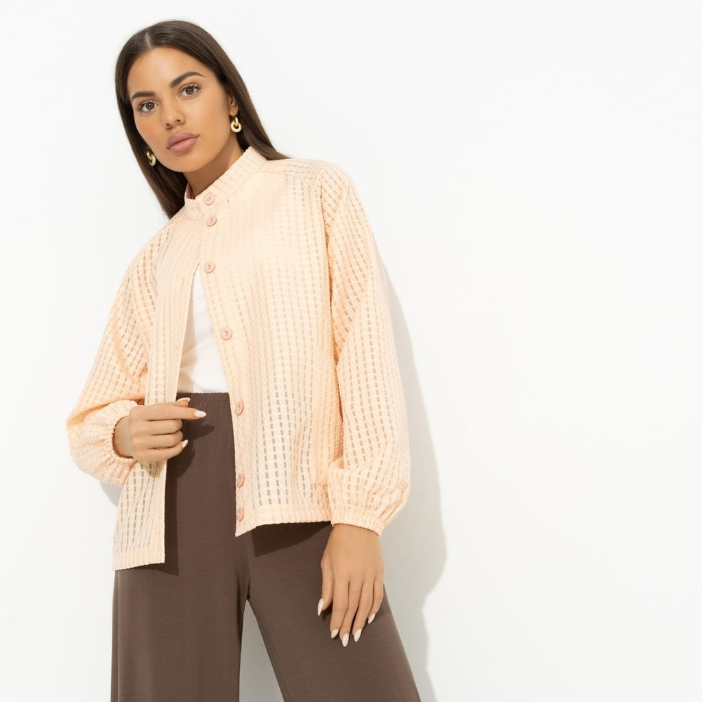 Бомбер фактурный из органзы, Неоновая нежность - Charutti фото 6