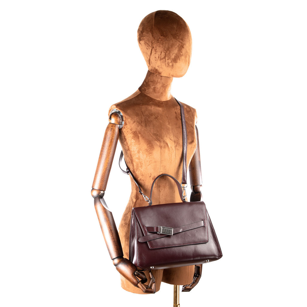 женская кожаная сумка Cэтчел Barcelo Biagi  фото 5