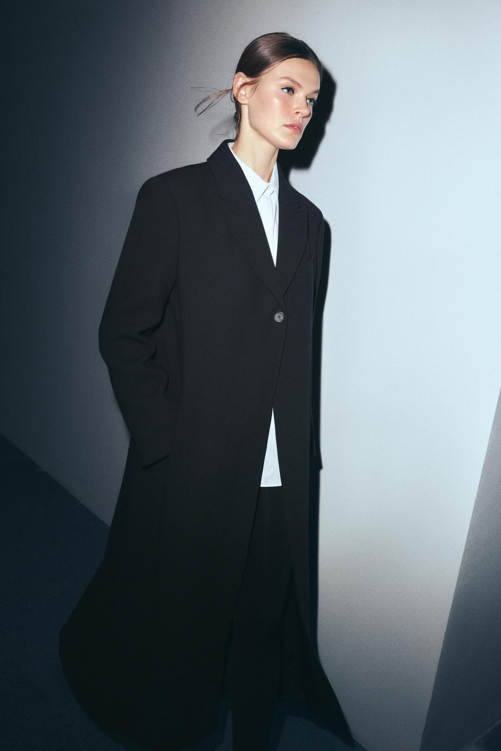 ZW COLLECTION FITTED BUTTON COAT