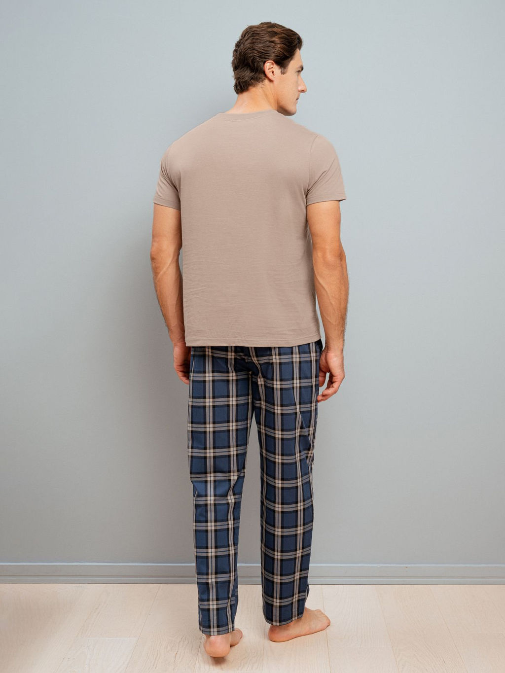 Мужские пижамные брюки Indefini (Арт.4047PBCB)