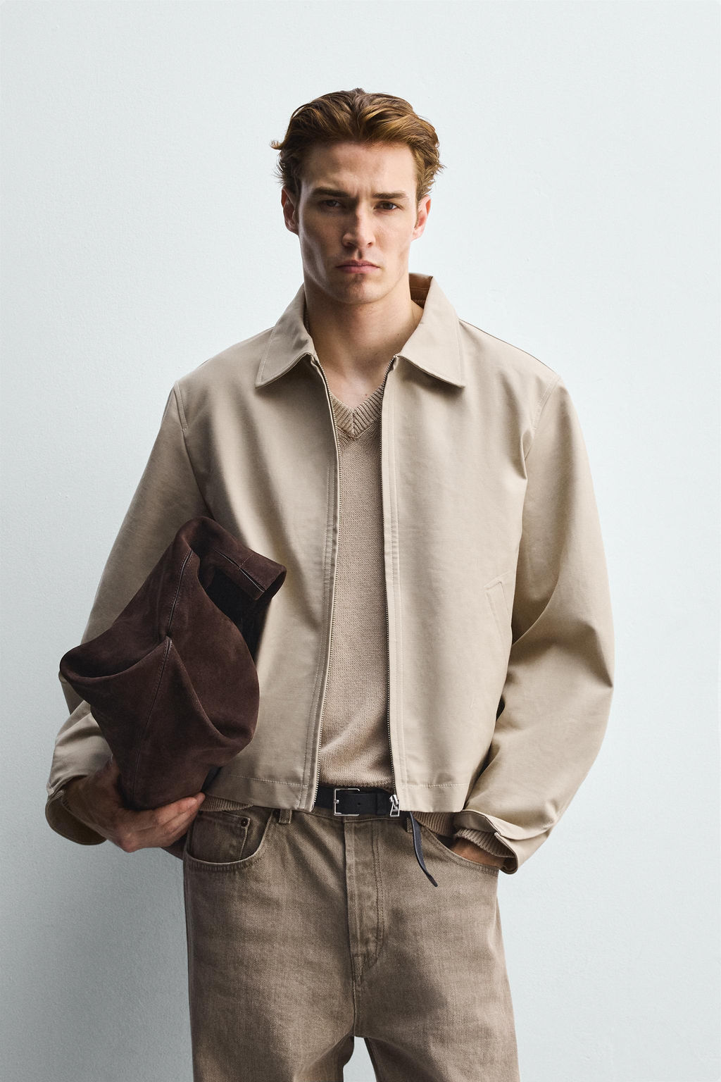 RELAXED FIT ZIP-UP JACKET - Zara фото 2
