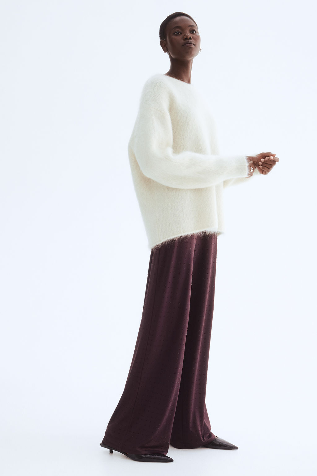 Pantal?n de punto con strass - H&m фото 3