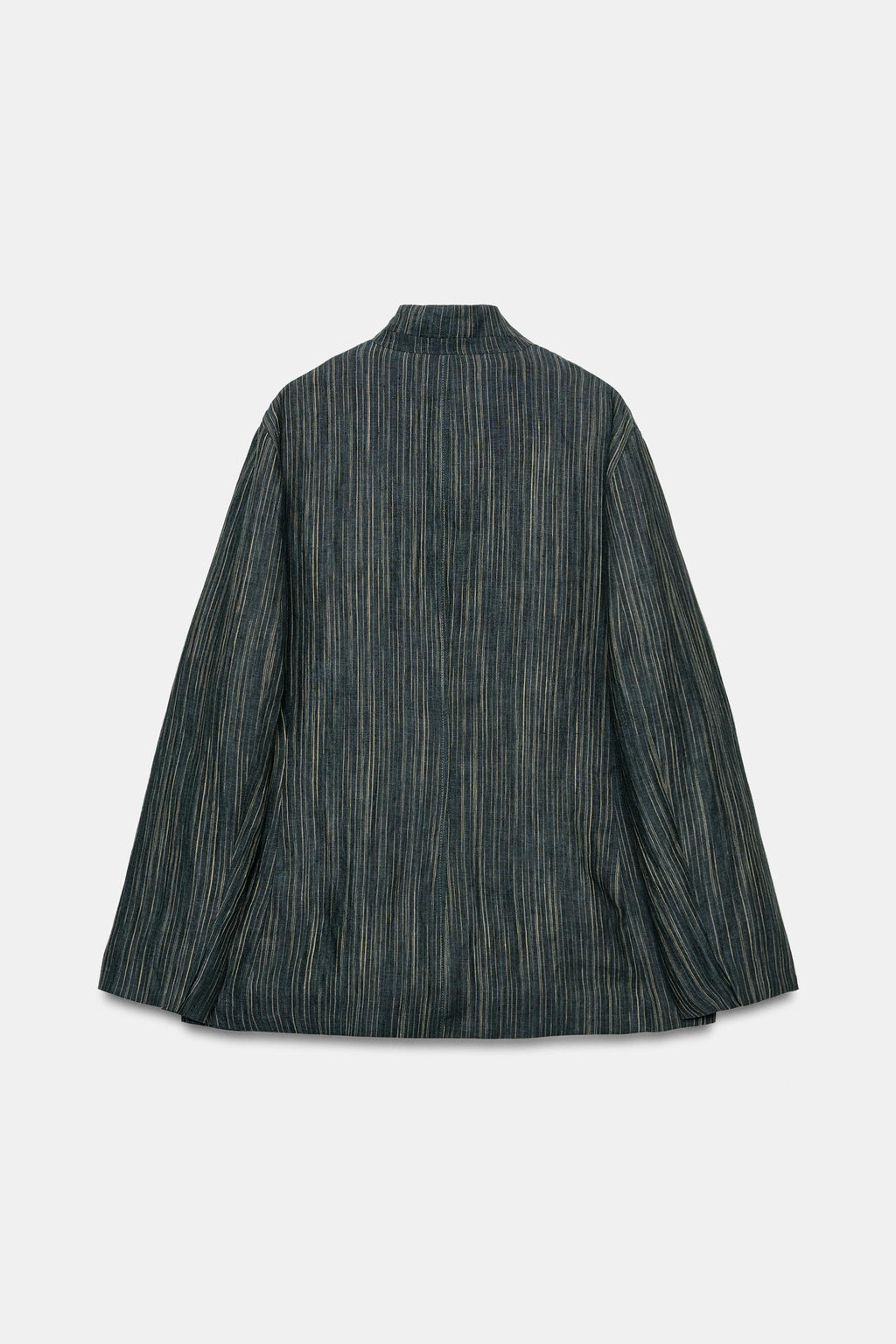 BLAZER LINO RAYAS ZW COLLECTION / Gris azul - Zara фото 6