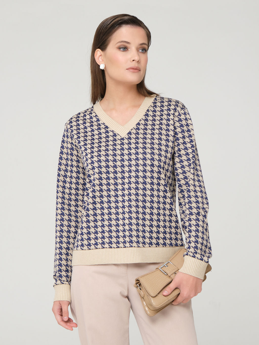 Джемпер с подвязами - Stilla фото 8