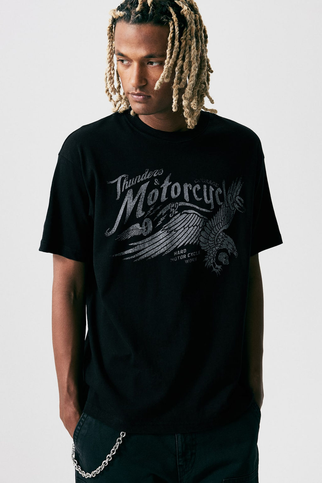 Camiseta estampada de estilo vintage Loose Fit - H&m фото 2