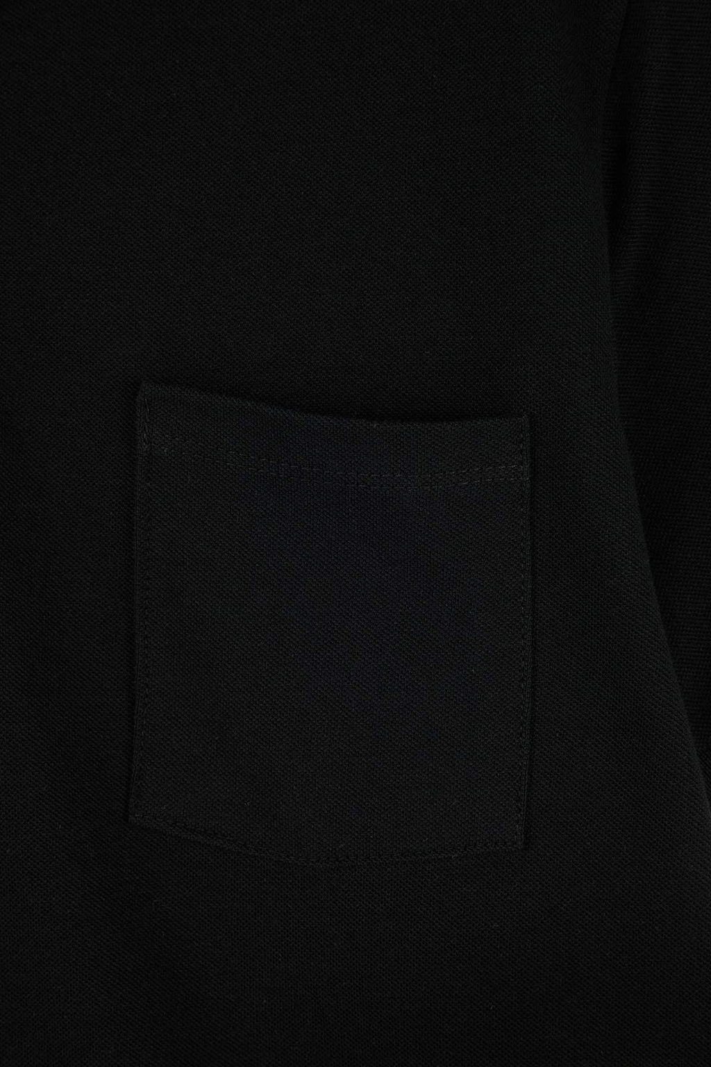 Siyah Regular %100 Pamuk Tek Cepli Polo Yaka T-shirt TMNSS26PO00018