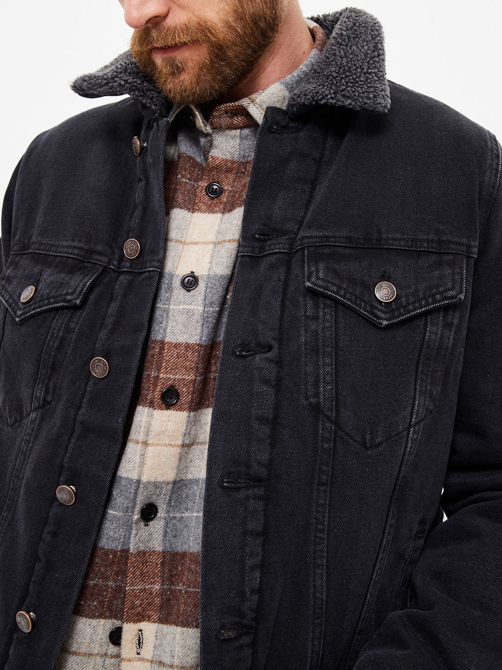 Мужская джинсовая куртка - Mossmore фото 28