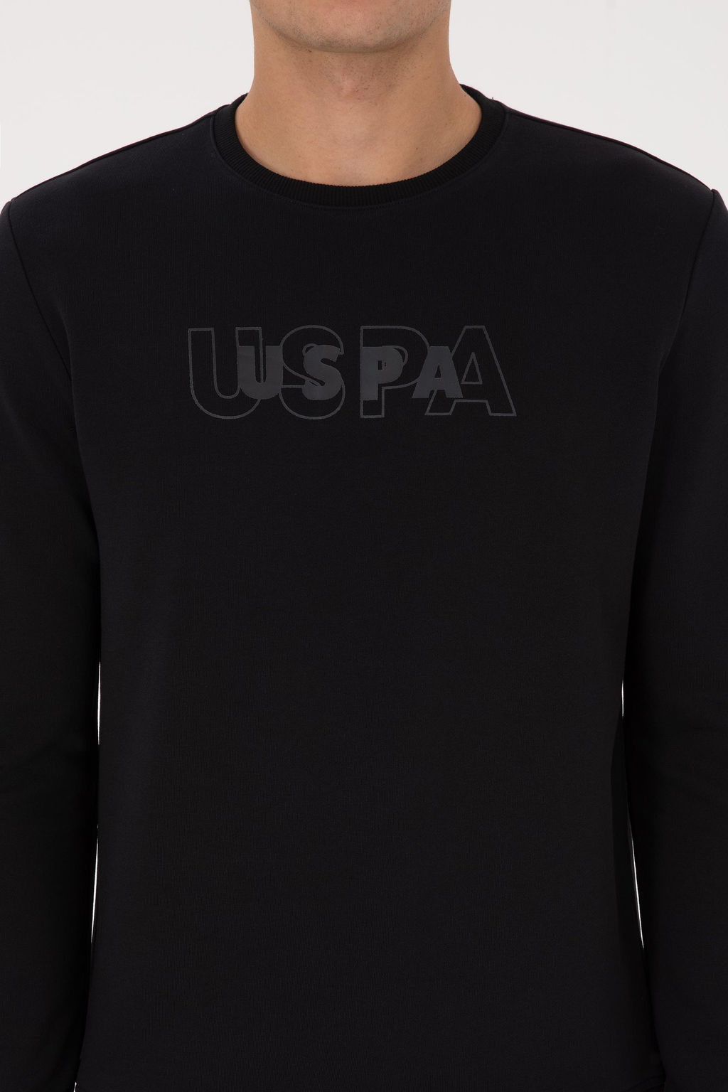 Erkek Siyah Sweatshirt