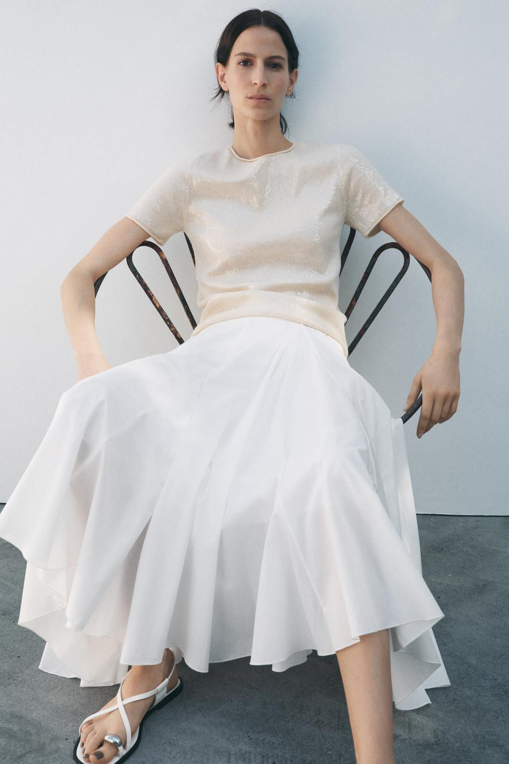 SEQUIN KNIT SWEATER - Zara фото 15