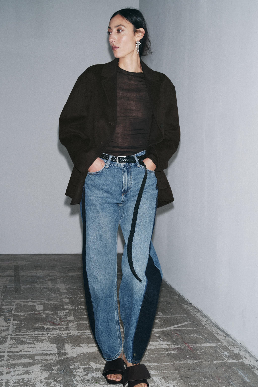 WOOL BLEND BLAZER ZW COLLECTION