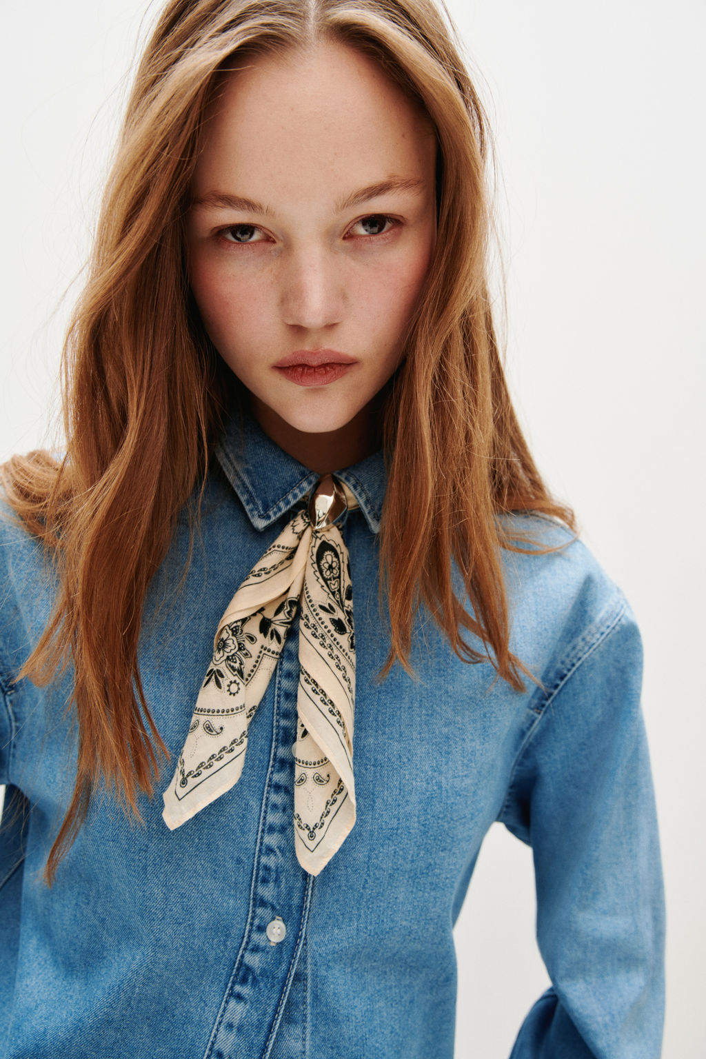 Camisa denim oversize - H&m фото 2