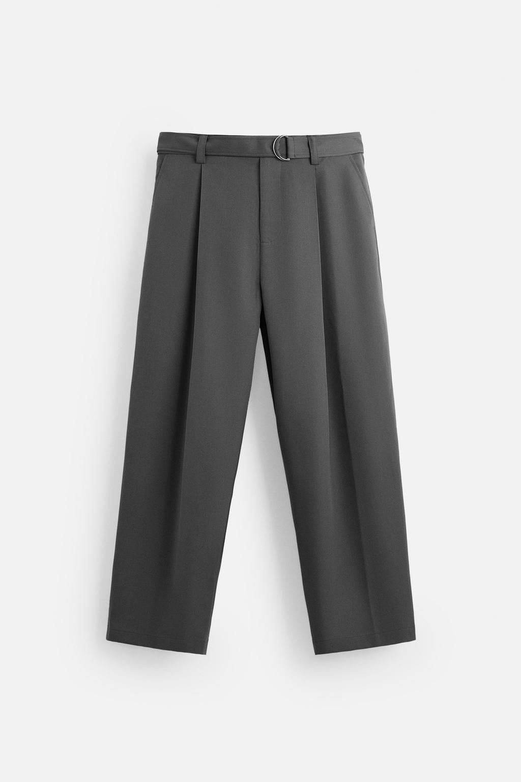 PLEATED TROUSERS WITH BELT - Zara фото 26