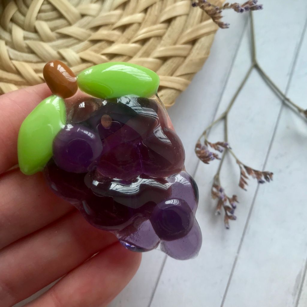 Брошь Виноград - Стрекоза фото 2