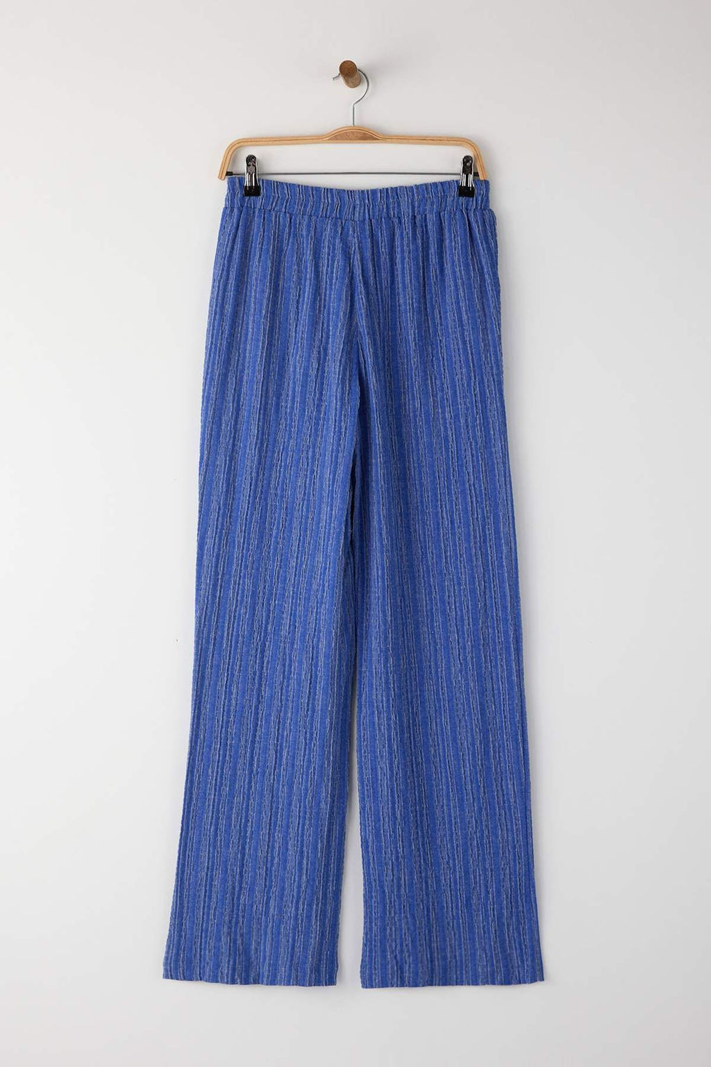 TRENDYOLMILLA Yag Yesili Beli Lastikli Dokulu Kumas Dokuma Pantolon TWOSS24PL00142  фото 7