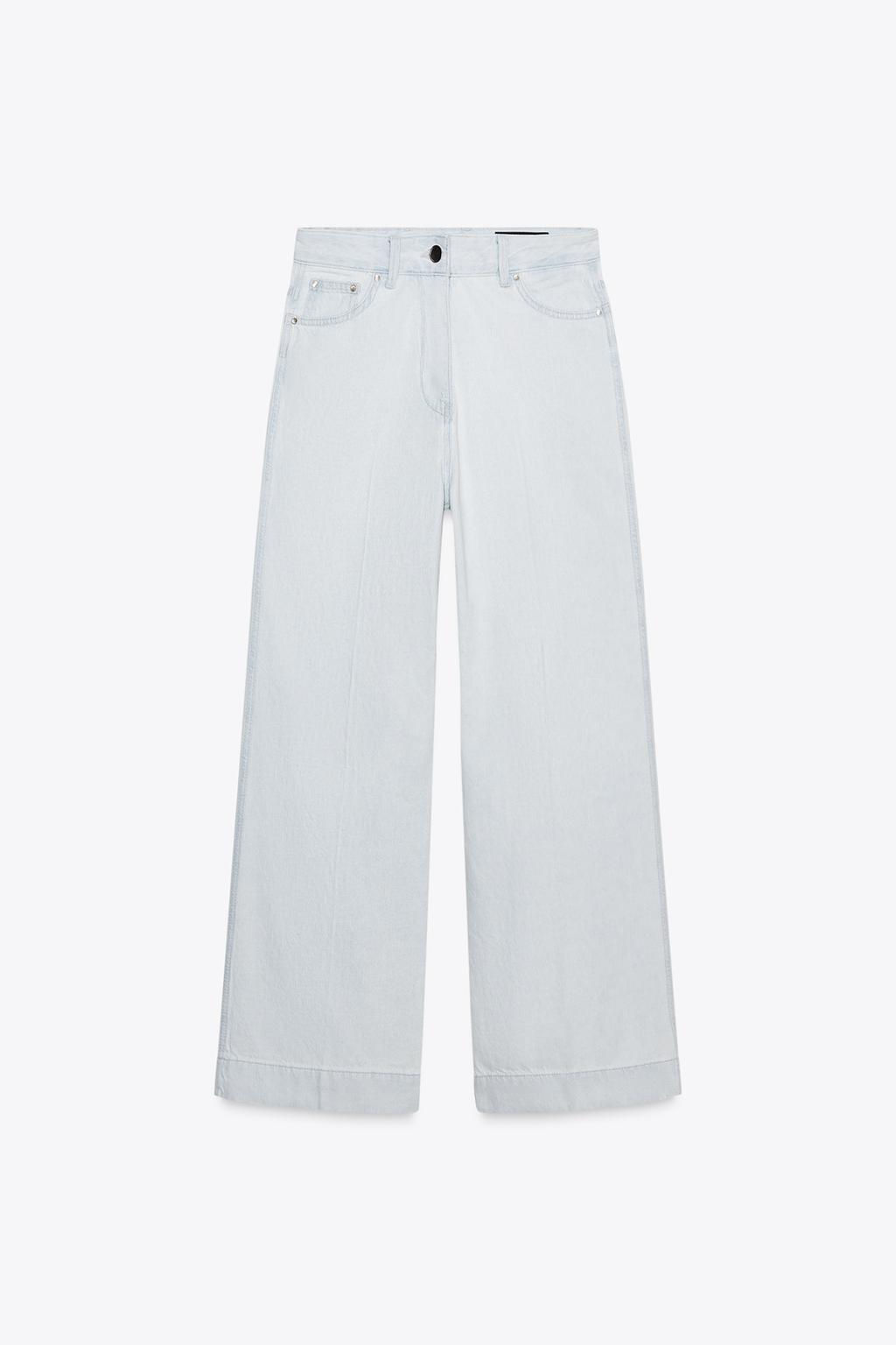 ZW COLLECTION LOOSE HIGH-WAIST JEANS - Zara фото 3