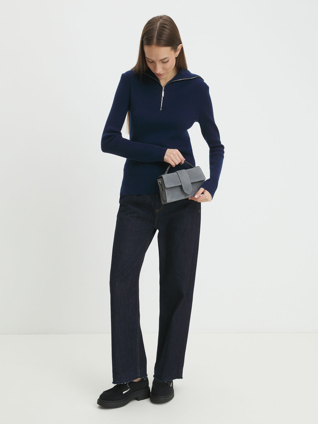 Женская сумка с ручками TENDANCE Артикул 4248174, серый  фото 2