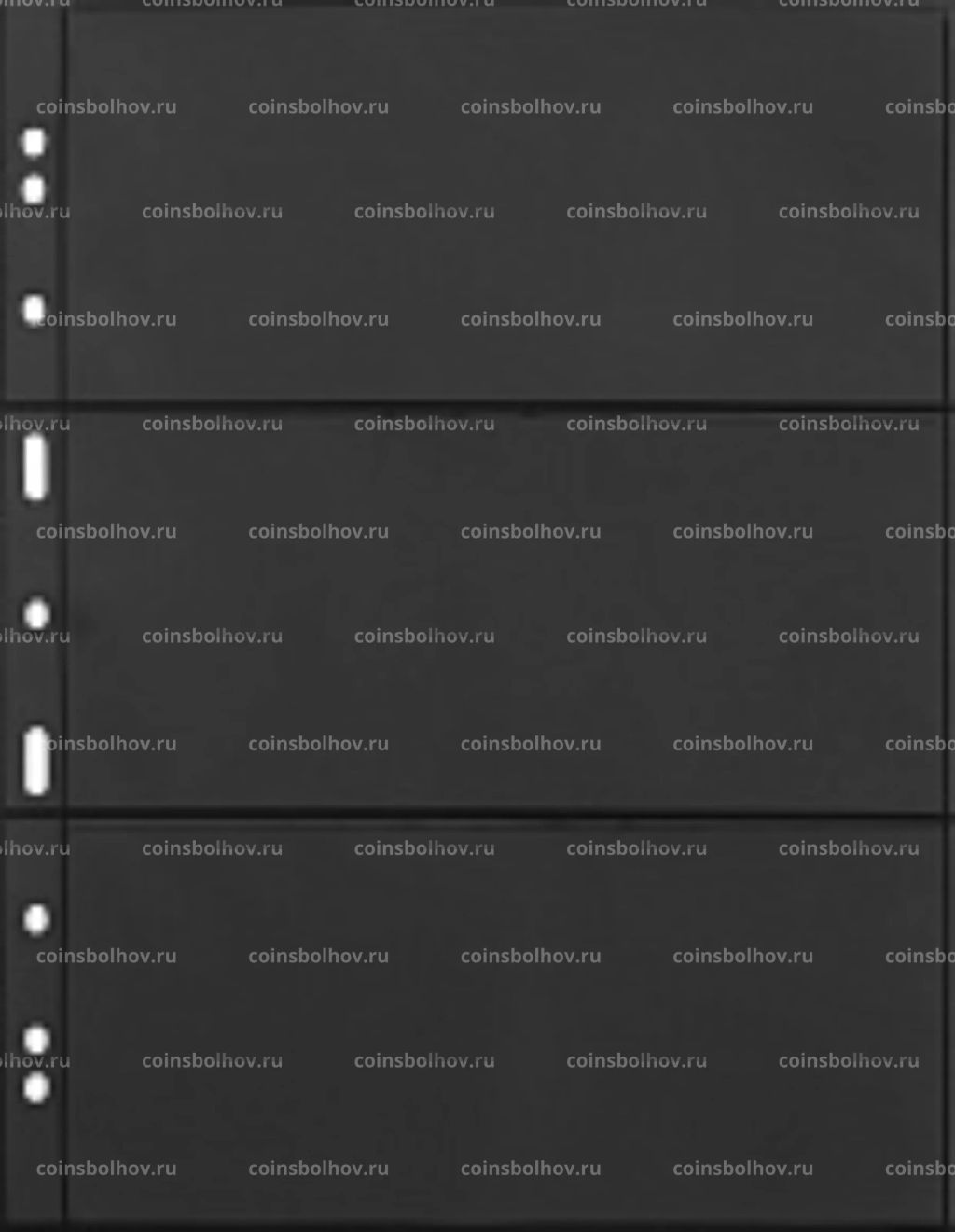 Лист для банкнот на 3 ячейки формат Grande 3S Черный LEUCHTTURM 305160