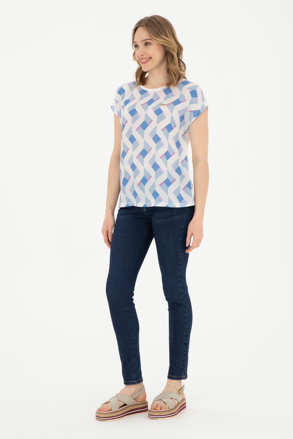 Женская темно-синяя футболка - U.s. polo assn фото 18