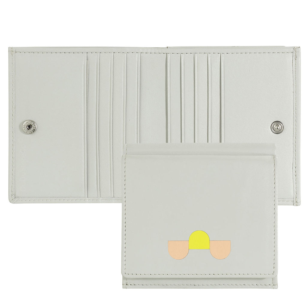 Итальянский кожаный кошелек DuDu серии Flavio | жемчужный