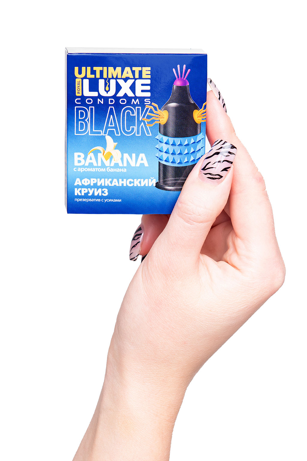 Презервативы Luxe, black ultimate, Африканский круиз, банан, 18 см, 5,2 см, 1 шт.  фото 7