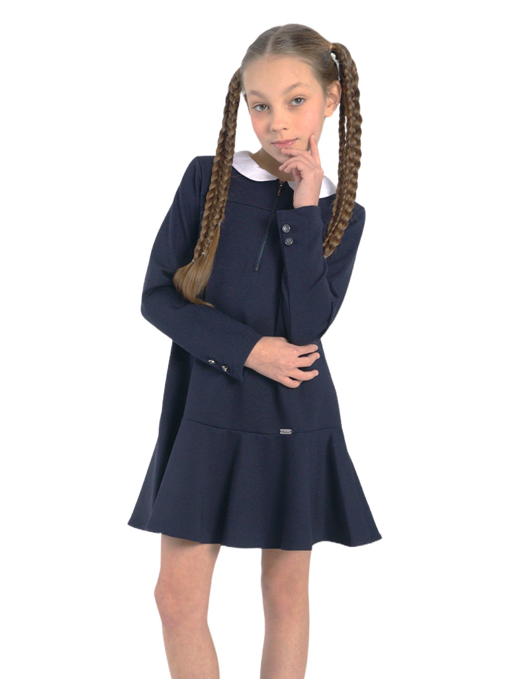 Школьное платье для девочки О75715 - Карамелли фото 7
