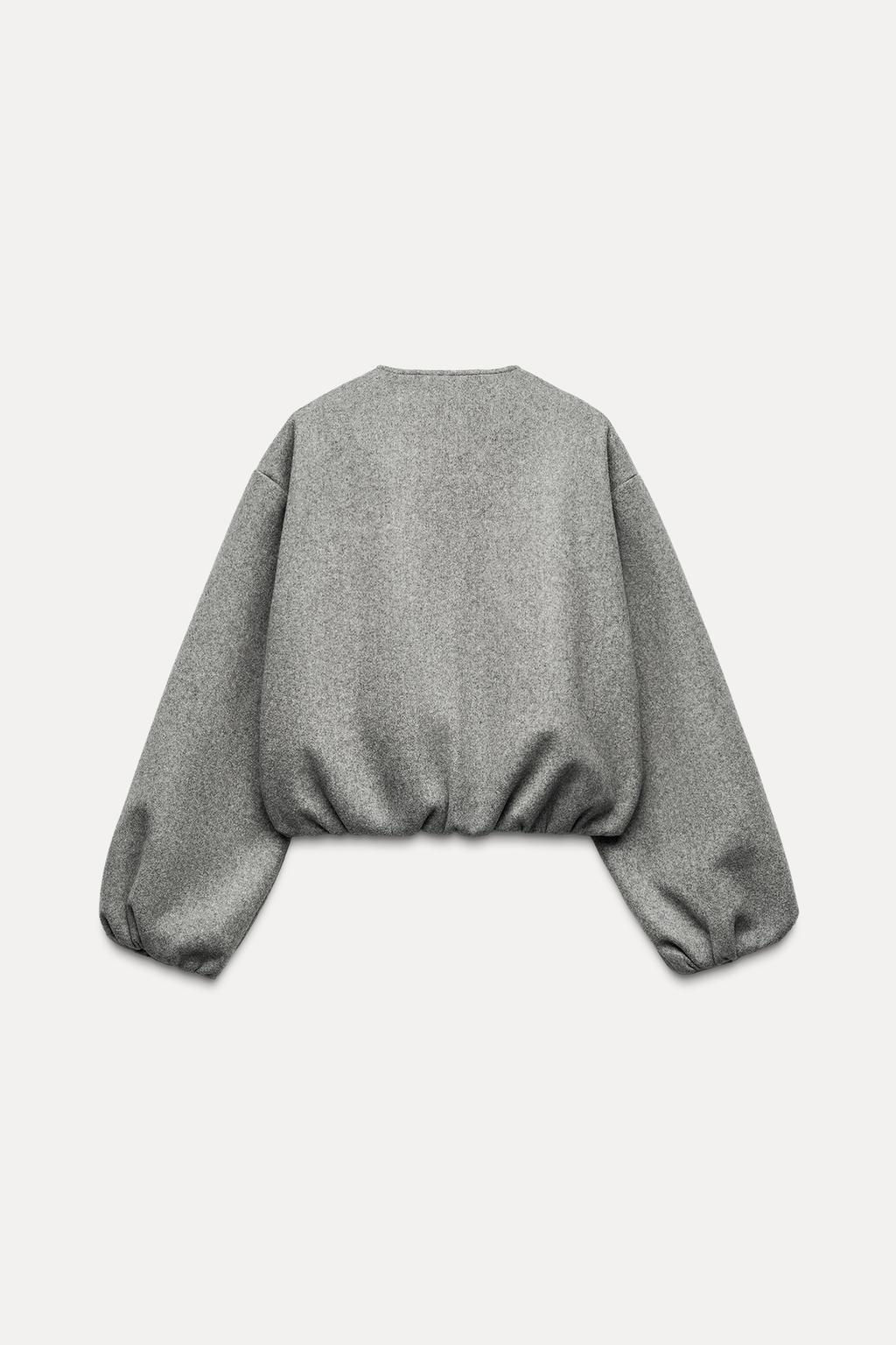 SOFT BOMBER JACKET WITH ELASTIC TRIMS - Zara фото 8