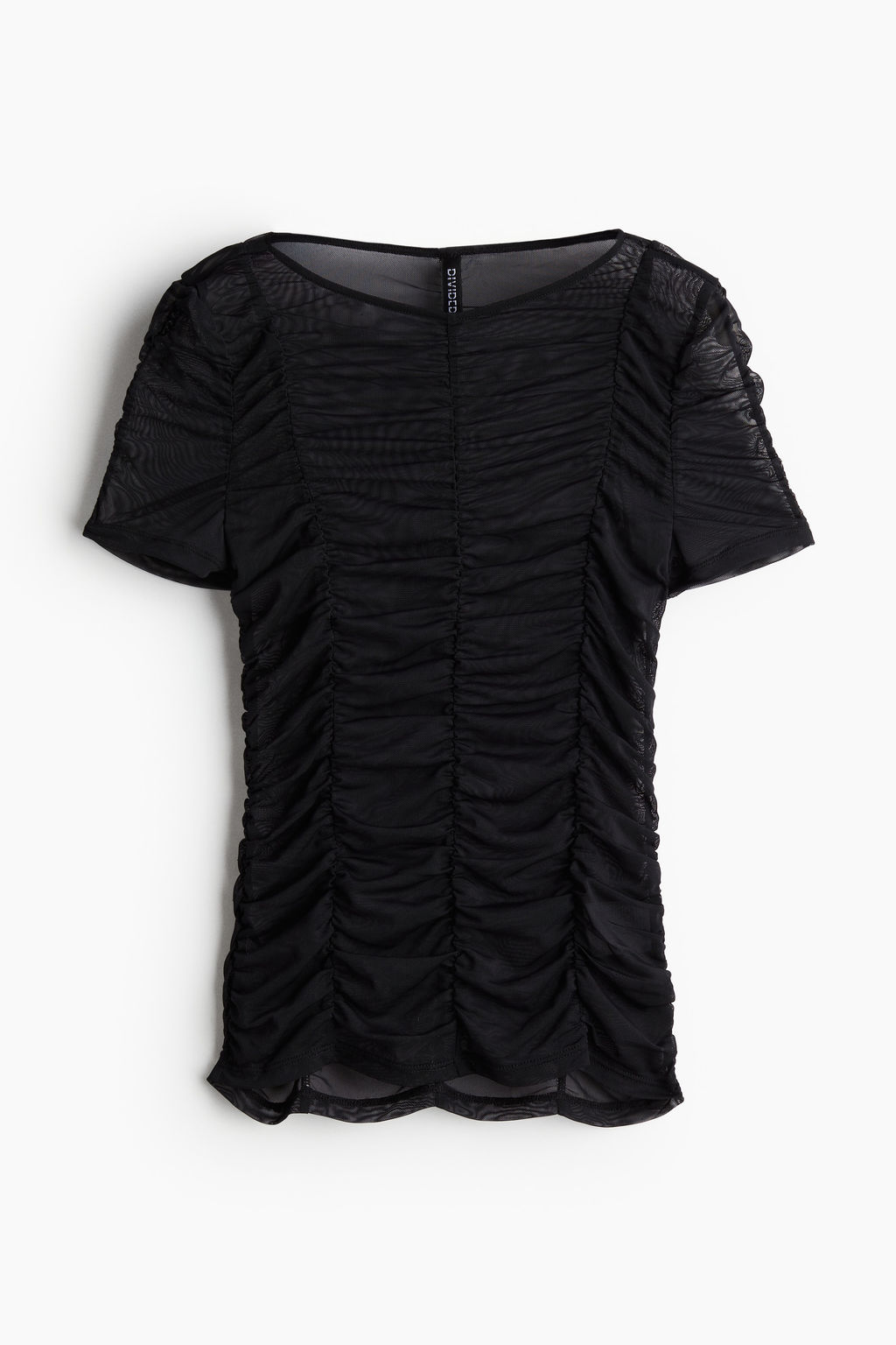 Top fruncido de malla - H&m фото 6