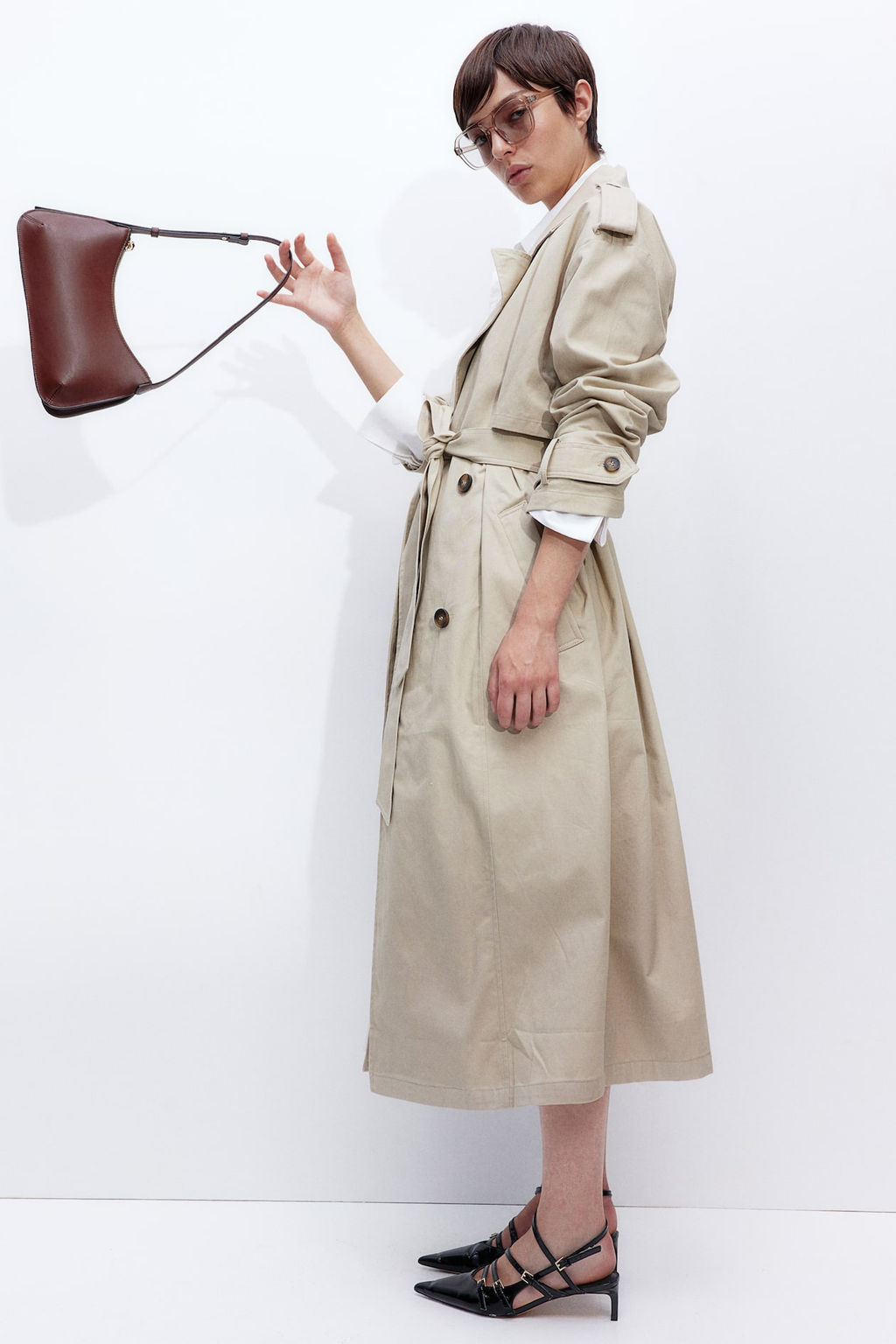 Gabardina de sarga - H&m фото 6