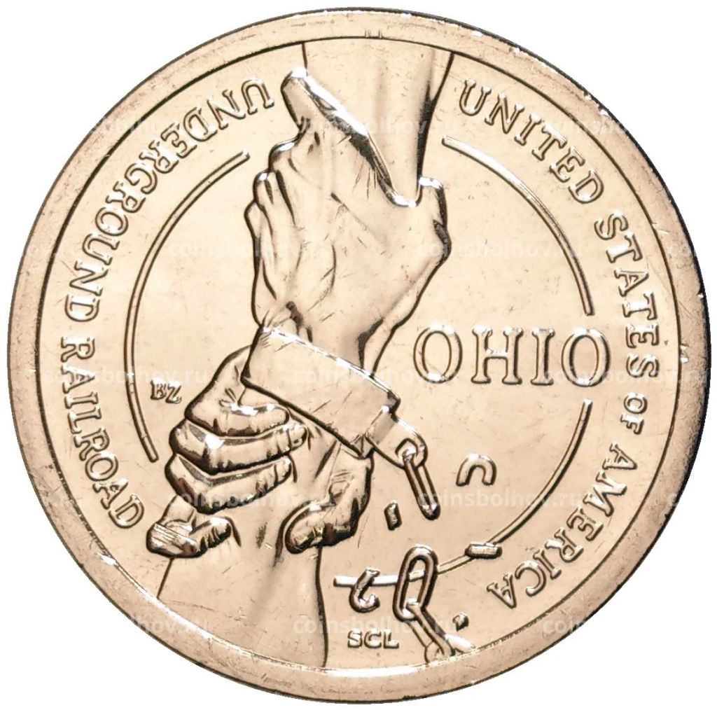 1 доллар 2023 года D США Американские инновации подземная железная дорога