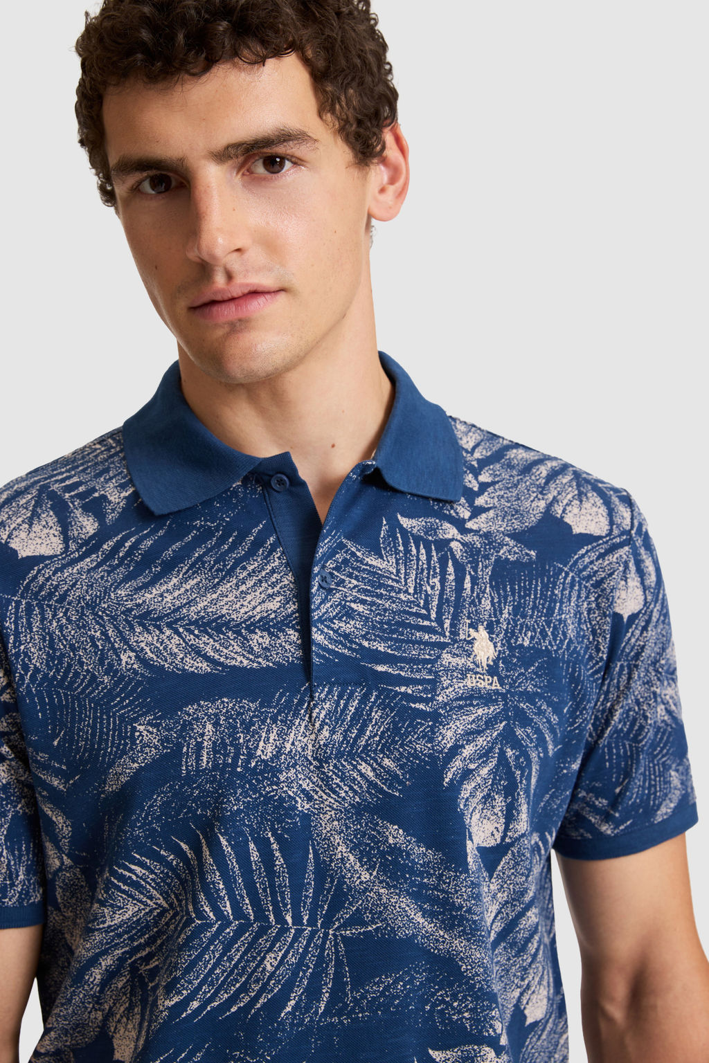 Erkek AГДk Lacivert Regular Fit Polo Yaka TiЕГrt - U.s. polo assn фото 2