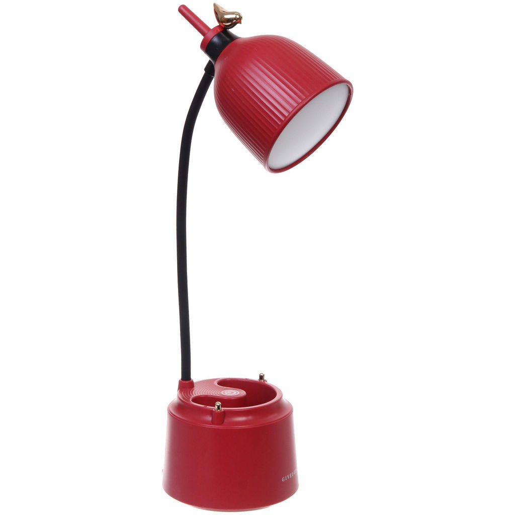 Цена за 2 шт. Настольная лампа "Sweet - Forest" LED, 16.5*11.5*40.5 см LED, USB 3w 5v, Красный