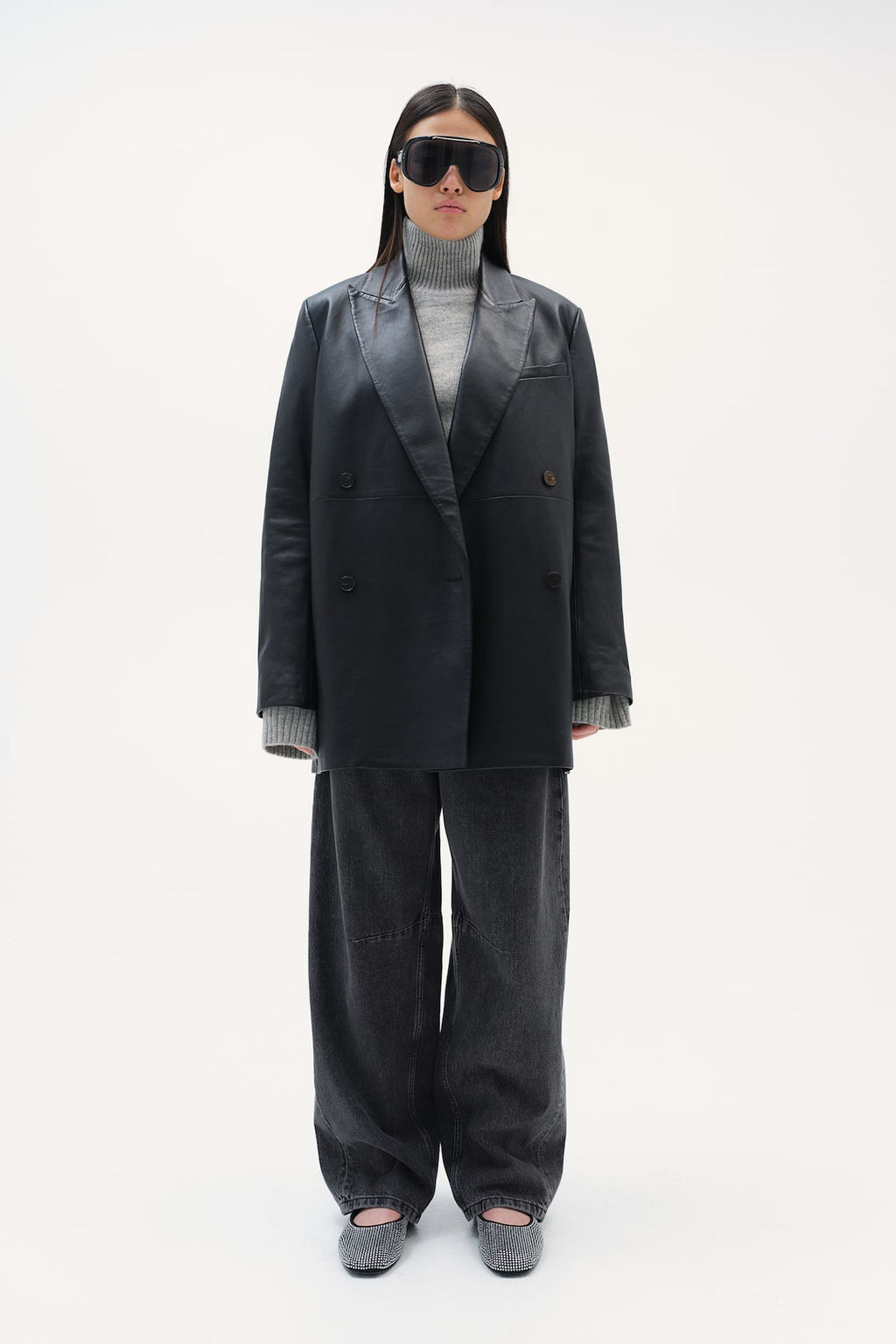 Jersey de punto fino con cuello perkins - H&m фото 2