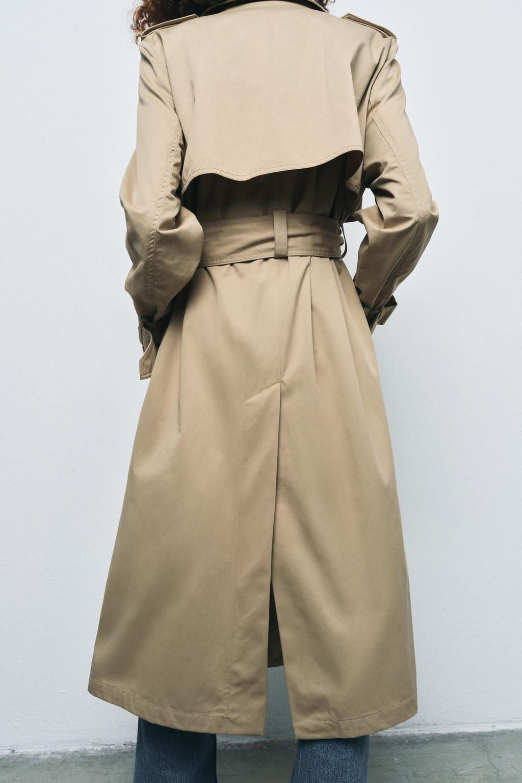 WATER-REPELLENT TRENCH COAT, ZW COLLECTION - Zara фото 3