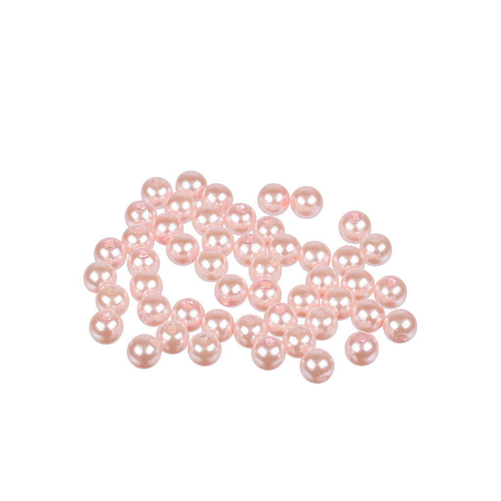 Бусина Zlatka пластик PB-2 8 мм 50 шт 2 шт №06 св.розовый