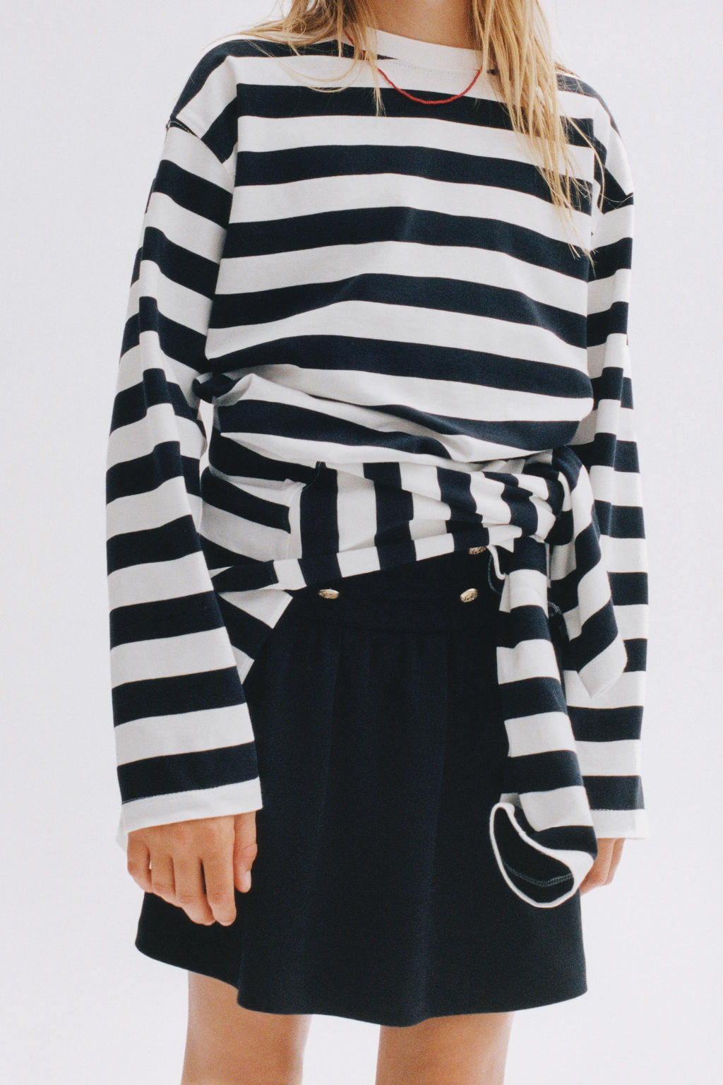 CAMISETA RAYAS / Azul / Blanco - Zara фото 2