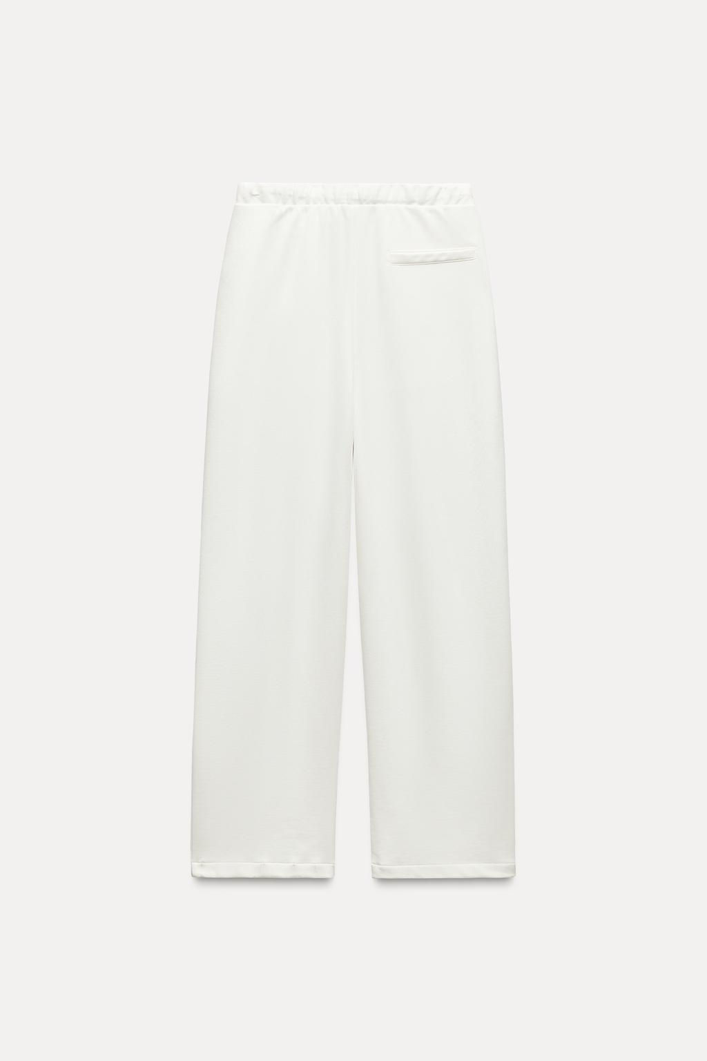JOGGERS WITH PLEAT DETAIL - Zara фото 7