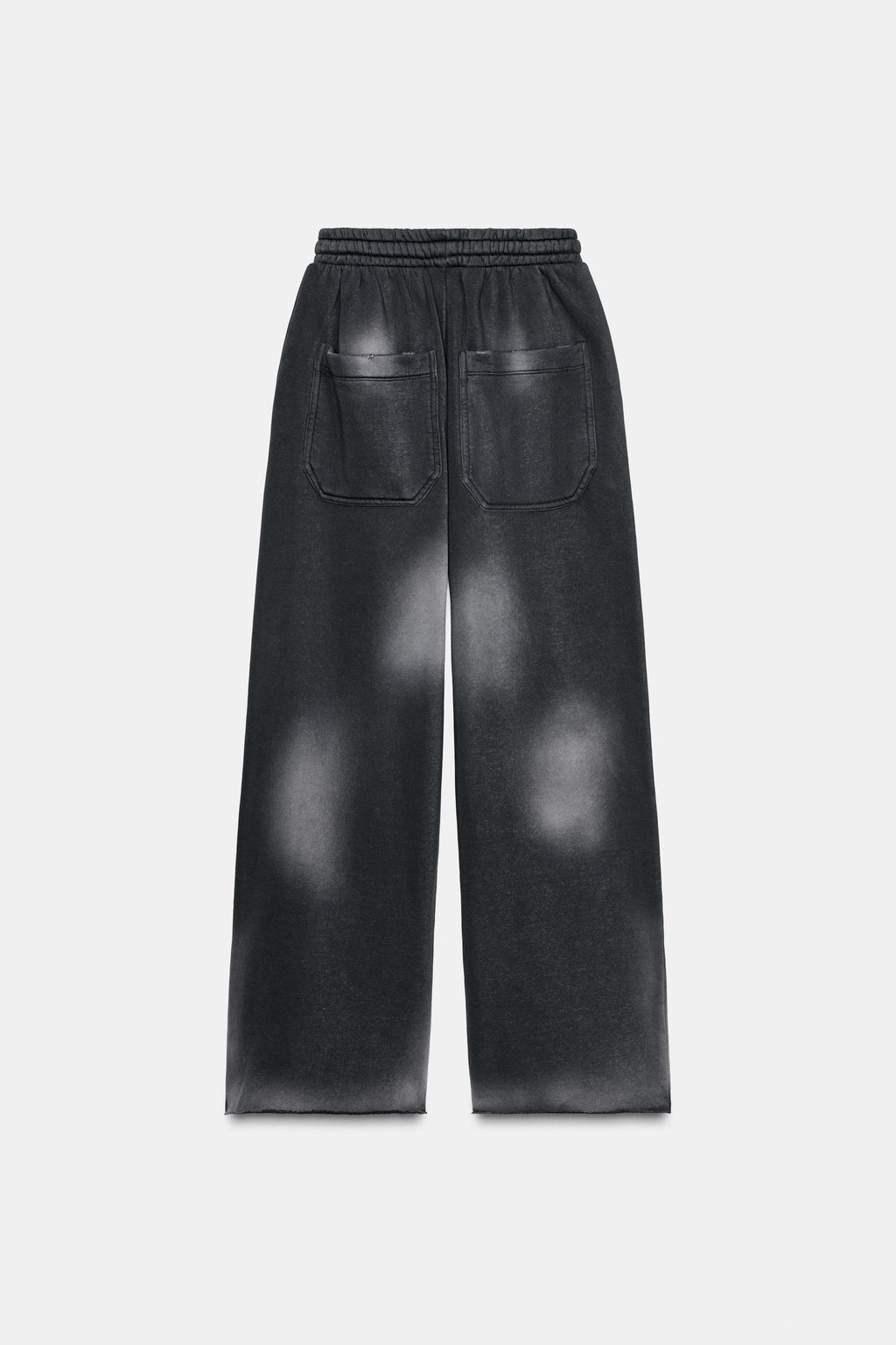 WASHED-EFFECT SLUB KNIT TROUSERS - Zara фото 8